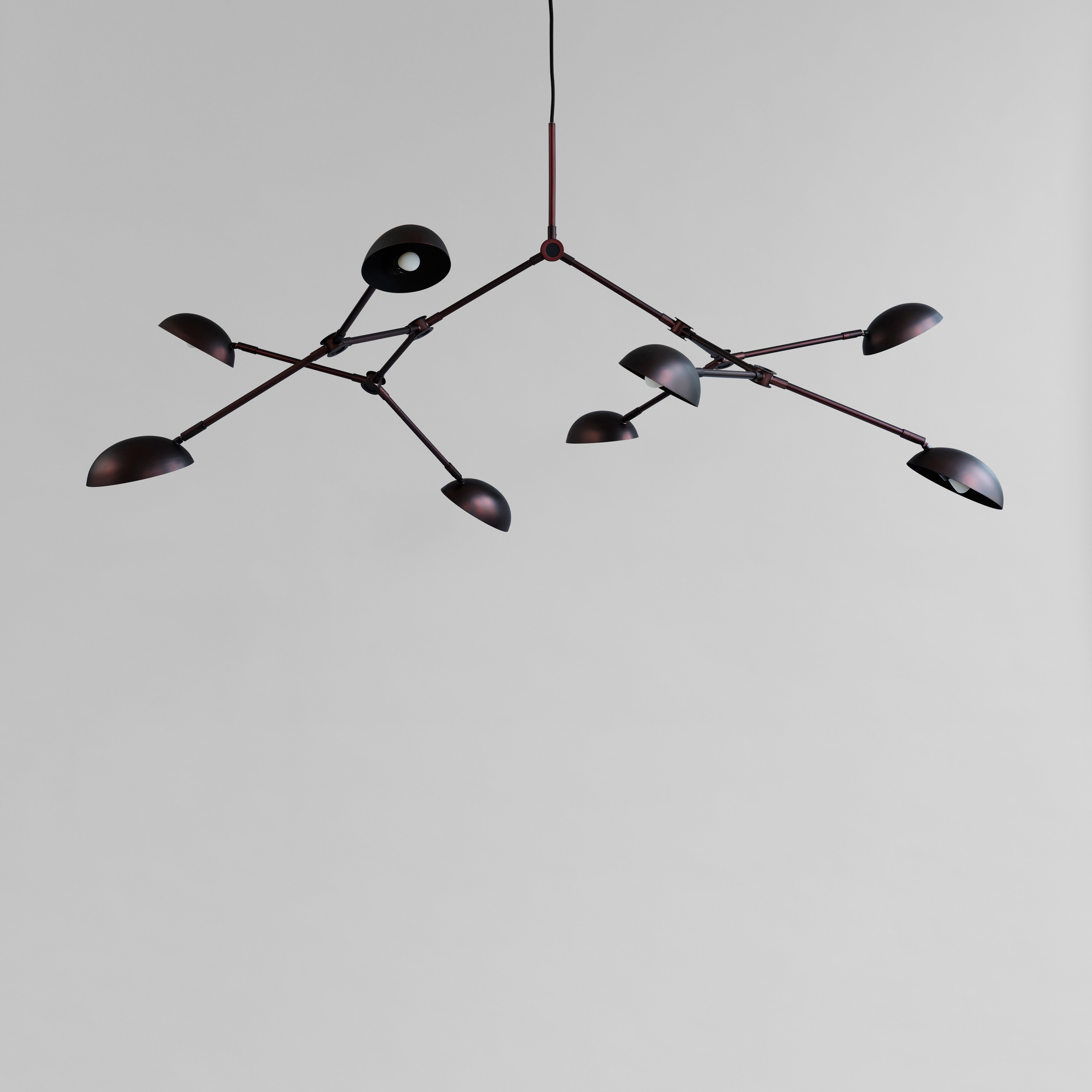 101 Copenhagen - Drop Chandelier - Burned Black (5m) - Chandelier