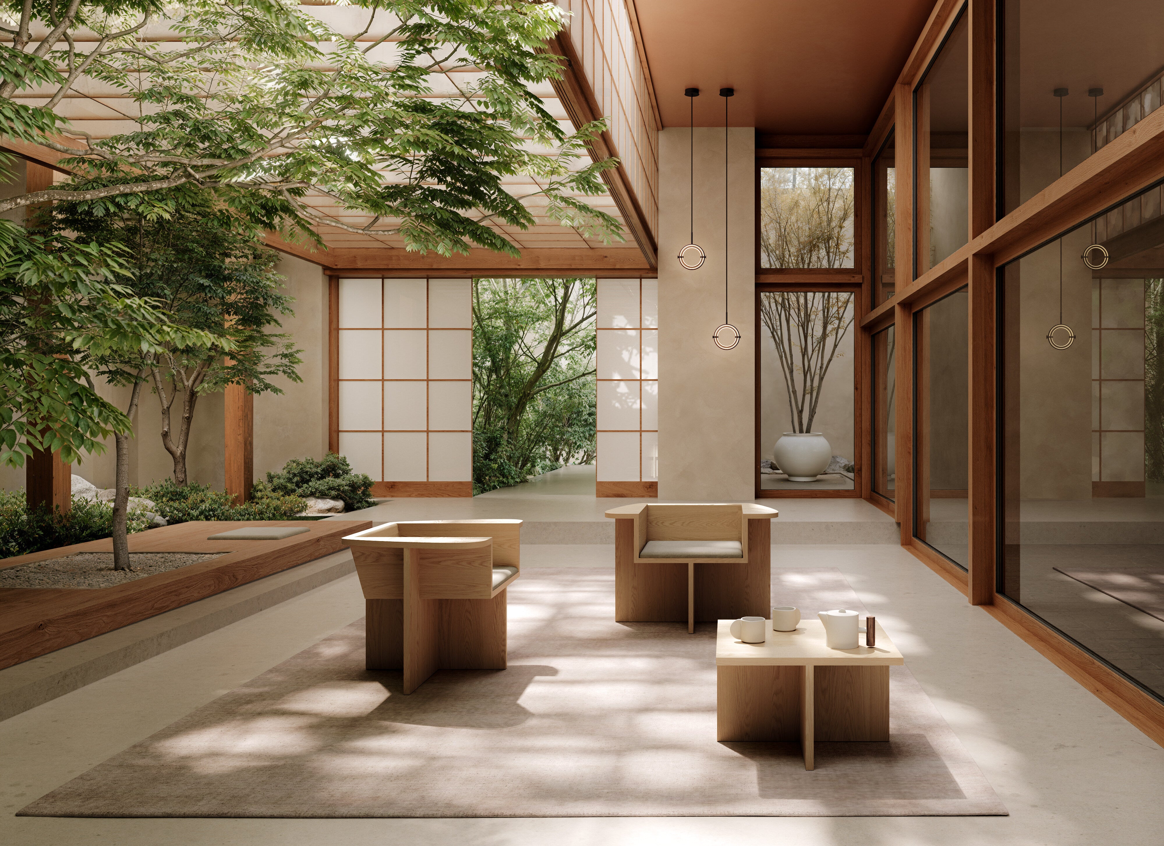 101 Copenhagen - Maru Pendant, Ø20 - Burned Black - Pendant