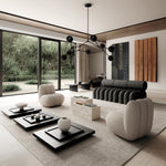 101 Copenhagen - Drop Chandelier Globe - Burned Black (5m) - Chandelier