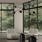 101 Copenhagen - Drop Chandelier Globe - Burned Black (5m) - Chandelier