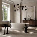 101 Copenhagen - Drop Chandelier Globe - Burned Black (5m) - Chandelier