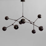 101 Copenhagen - Drop Chandelier Globe - Burned Black (5m) - Chandelier