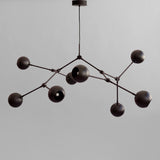 101 Copenhagen - Drop Chandelier Globe - Burned Black (5m) - Chandelier