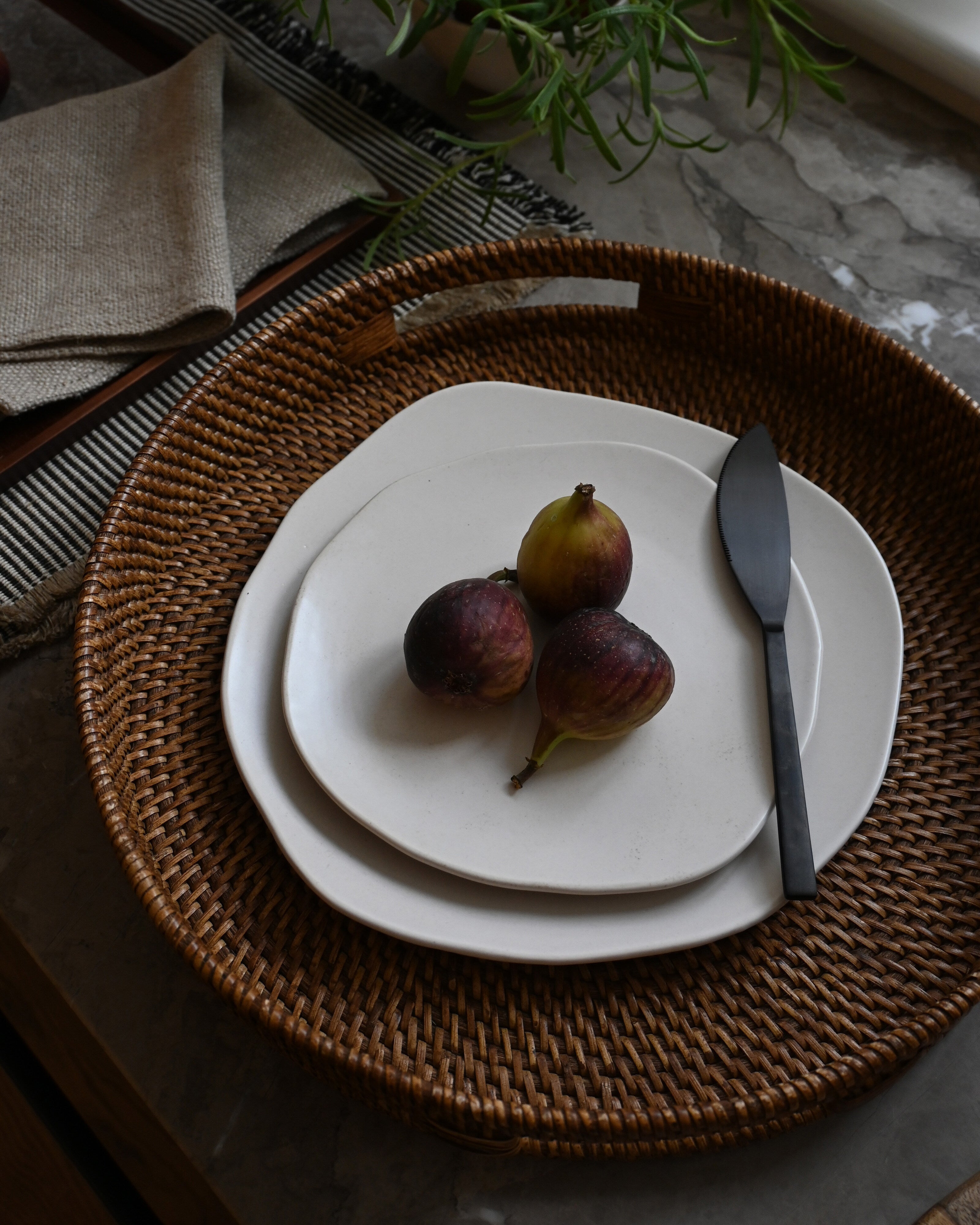 Native Dinner Plate - Birch | Stoneware | 101 Copenhagen