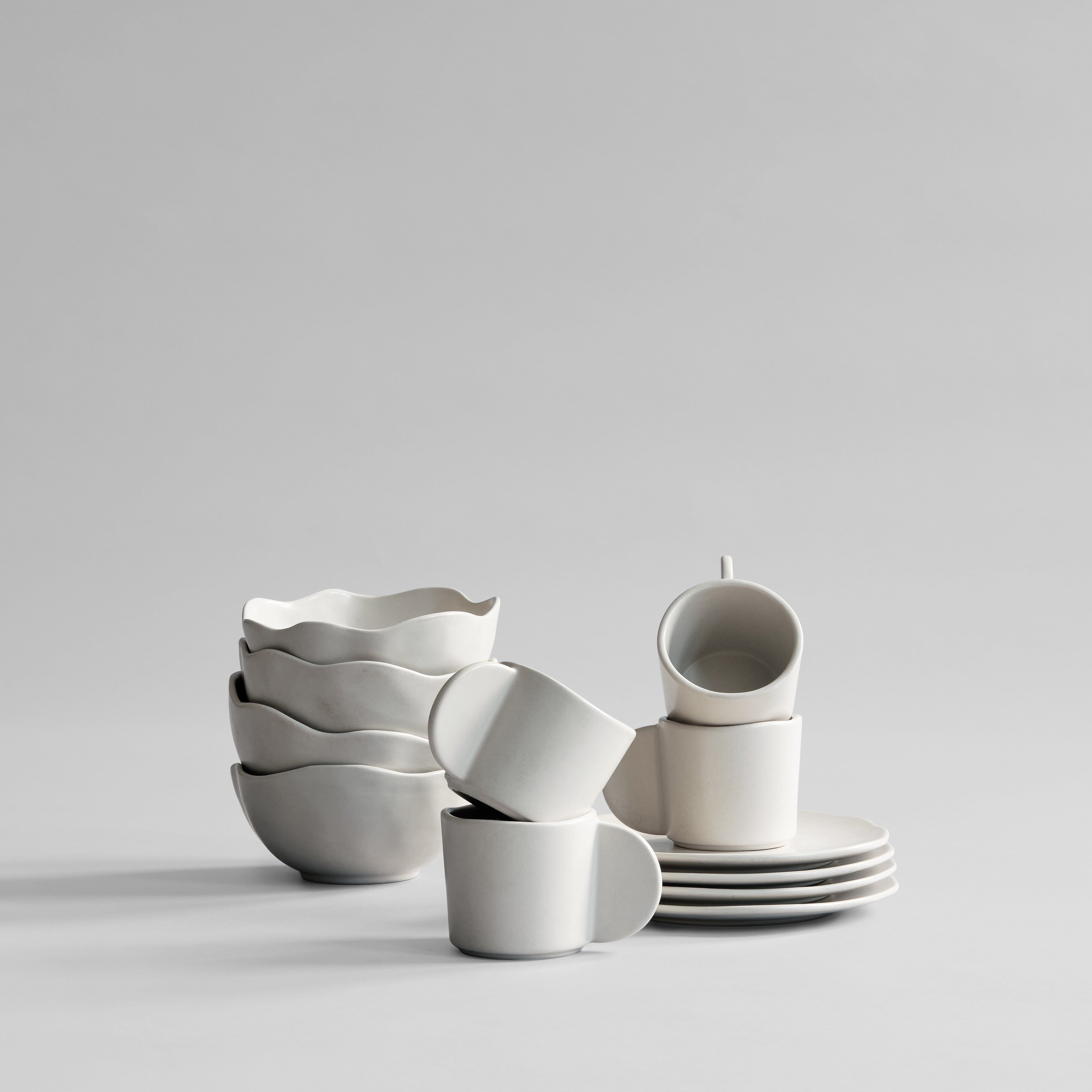 101 Copenhagen - Native Breakfast for 4 - Birch - Dinnerware Set