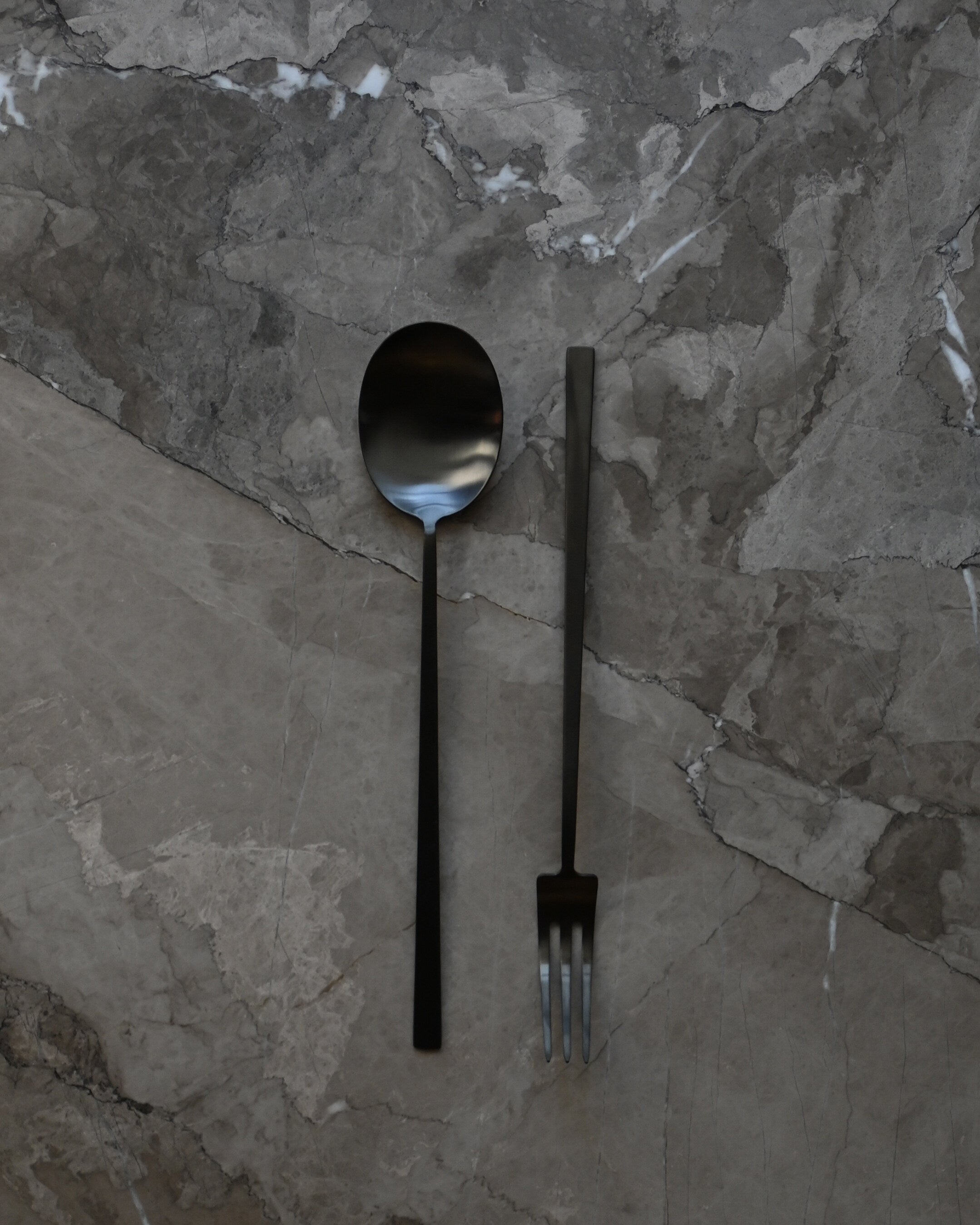 101 Copenhagen - Kogei Salad Servers - Black - Cutlery