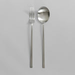 101 Copenhagen - Kogei Salad Servers - Brushed Steel - Cutlery