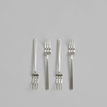 101 Copenhagen - Kogei Dessert Fork - Brushed Steel - Cutlery