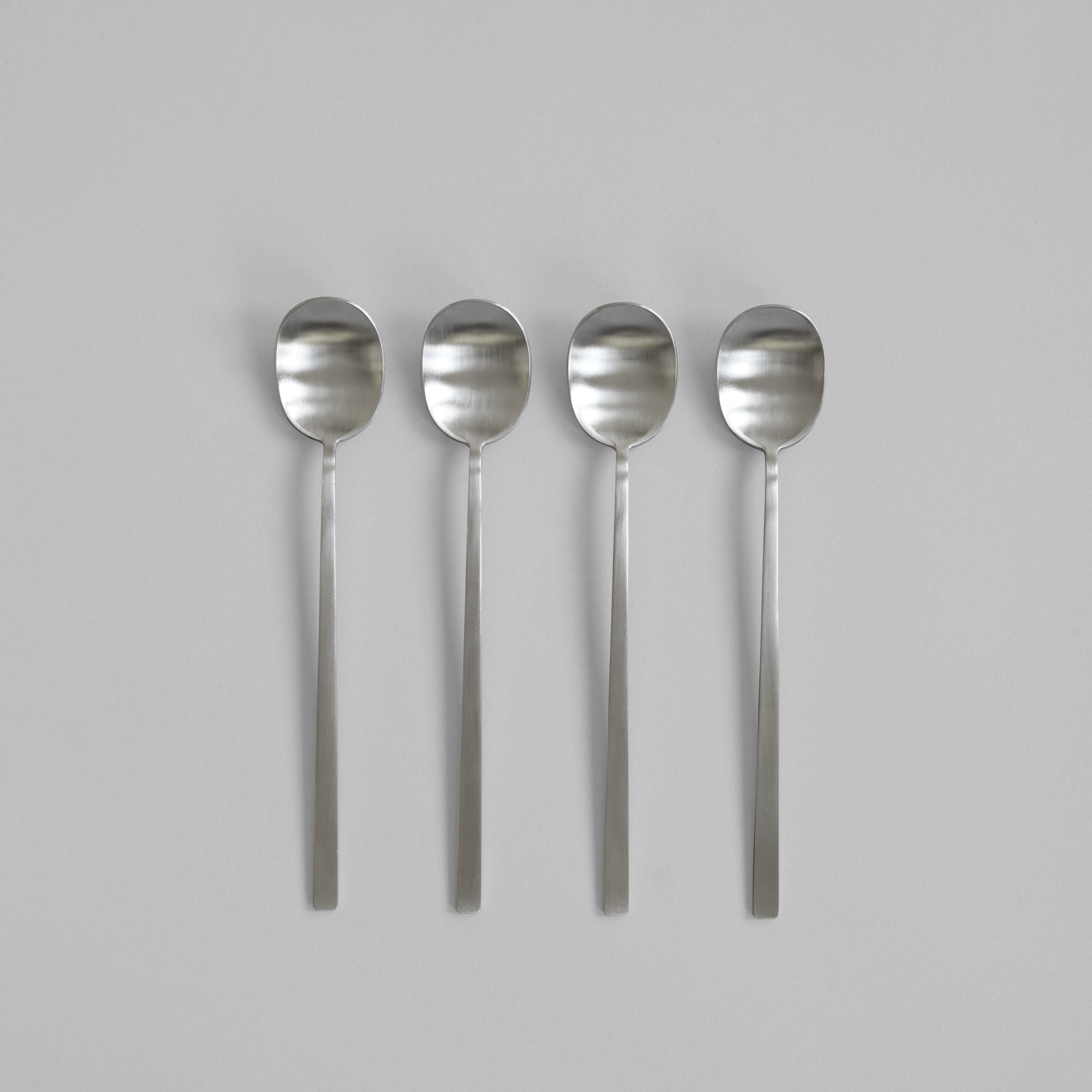 101 Copenhagen - Kogei Long Spoon - Brushed Steel - Cutlery