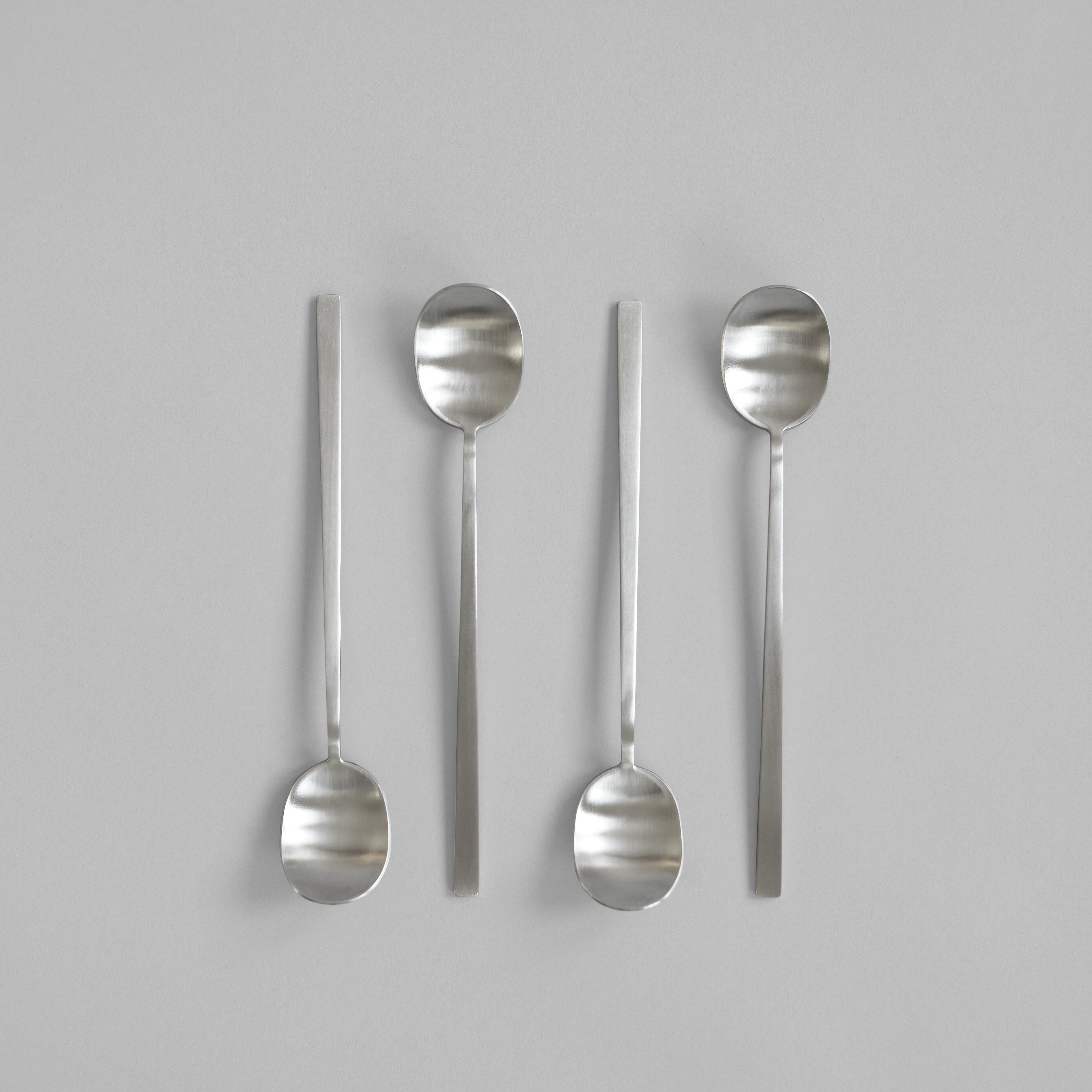 101 Copenhagen - Kogei Long Spoon - Brushed Steel - Cutlery