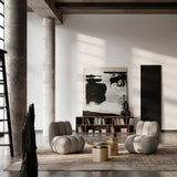 101 Copenhagen - Pillar Table, Low - Brass - Coffee Table