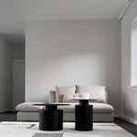 101 Copenhagen - Pillar Table, Low - Burned Black - Coffee Table