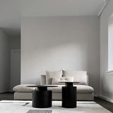 101 Copenhagen - Pillar Table, Low - Burned Black - Coffee Table