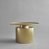 101 Copenhagen - Pillar Table, Low - Brass - Coffee Table