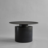 101 Copenhagen - Pillar Table, Low - Burned Black - Coffee Table