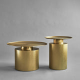 101 Copenhagen - Pillar Table, Low - Brass - Coffee Table