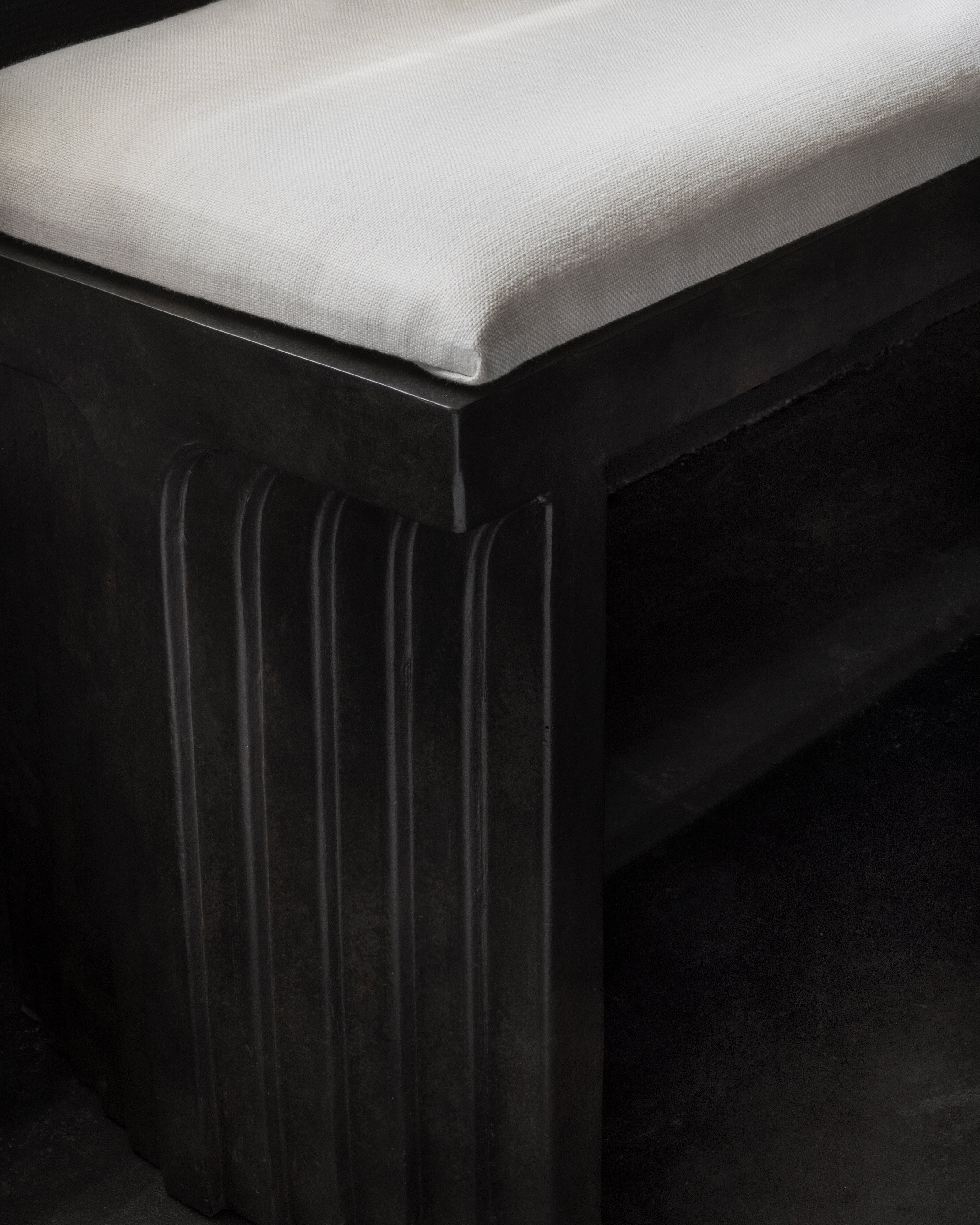 101 Copenhagen - Arc Bench Cushion, Linen - Cushion