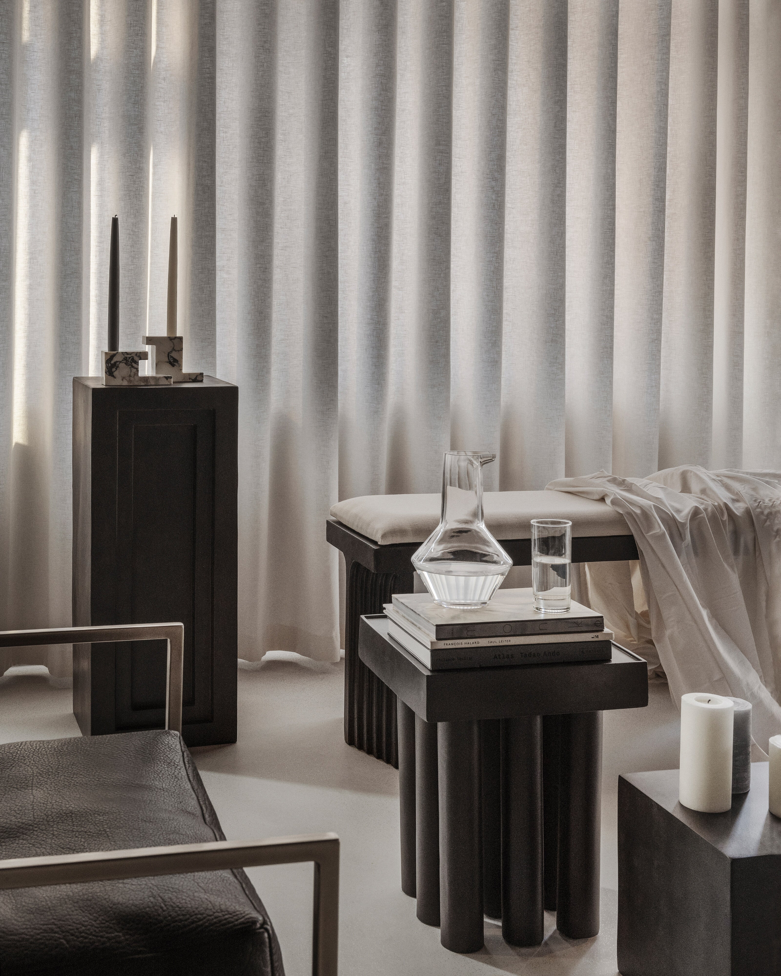 101 Copenhagen - Arc Bench Cushion, Linen - Cushion