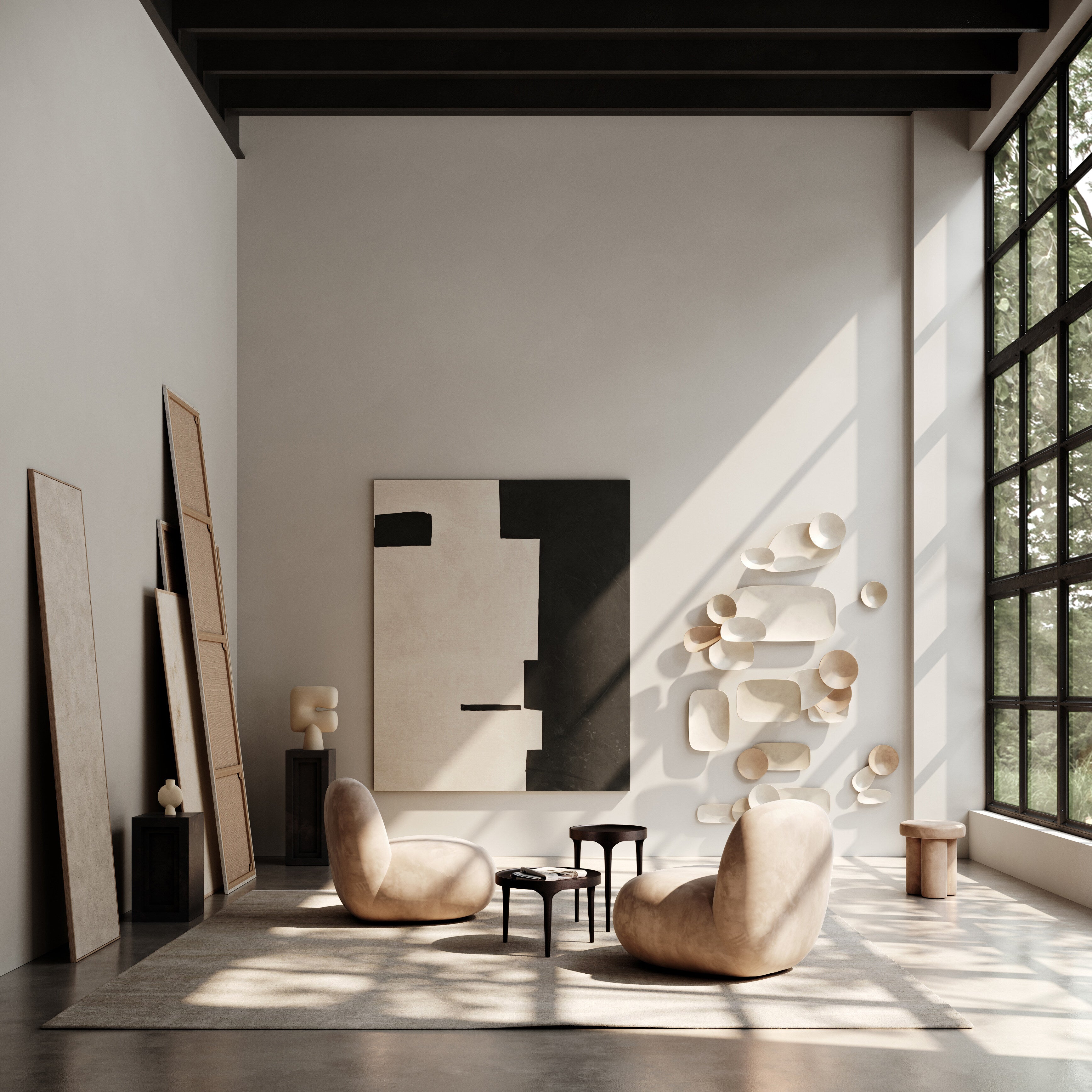 101 Copenhagen - Phantom Table, Low - Burn Antique - Coffee Table