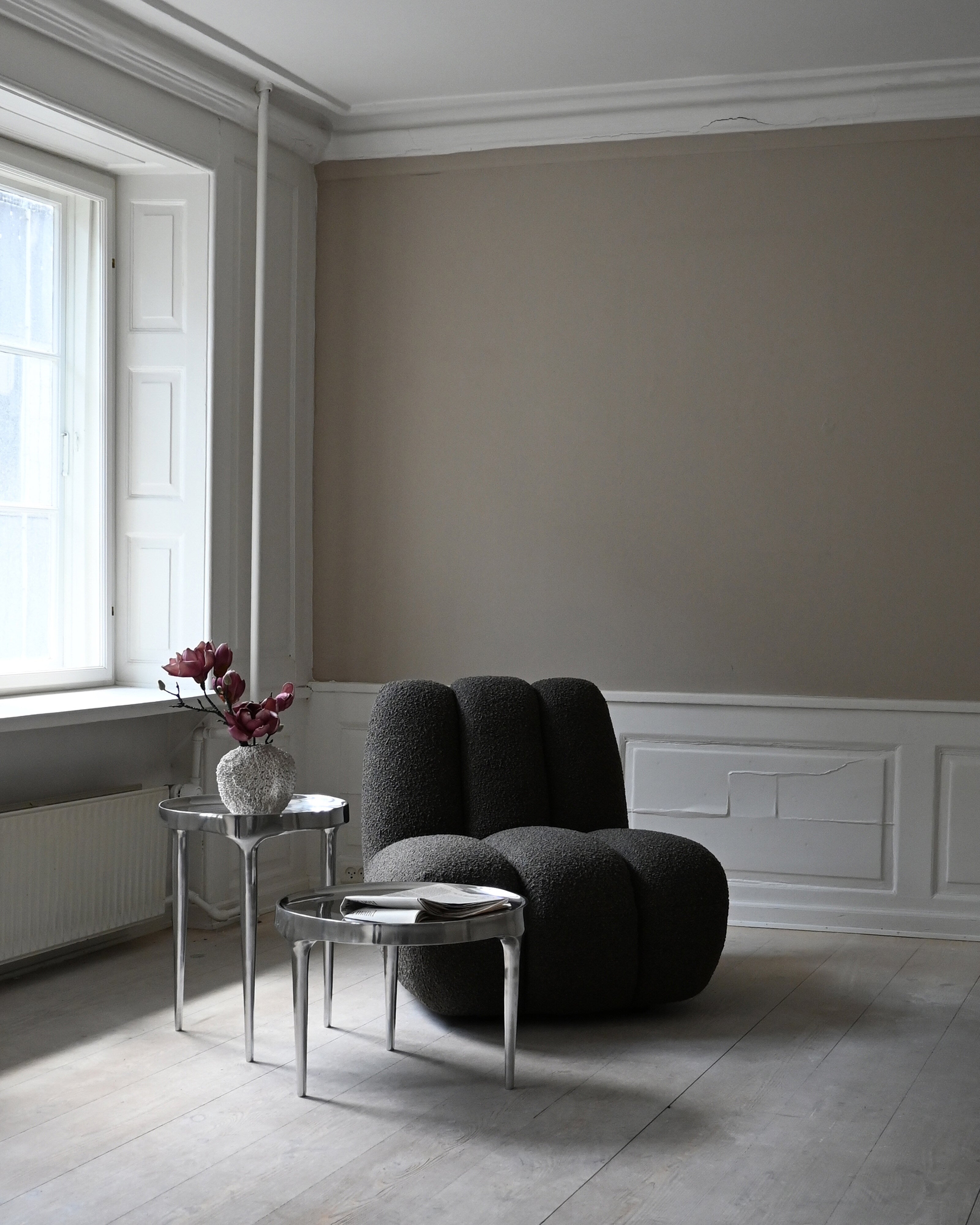 101 Copenhagen - Phantom Table, Low - Chrome - Coffee Table