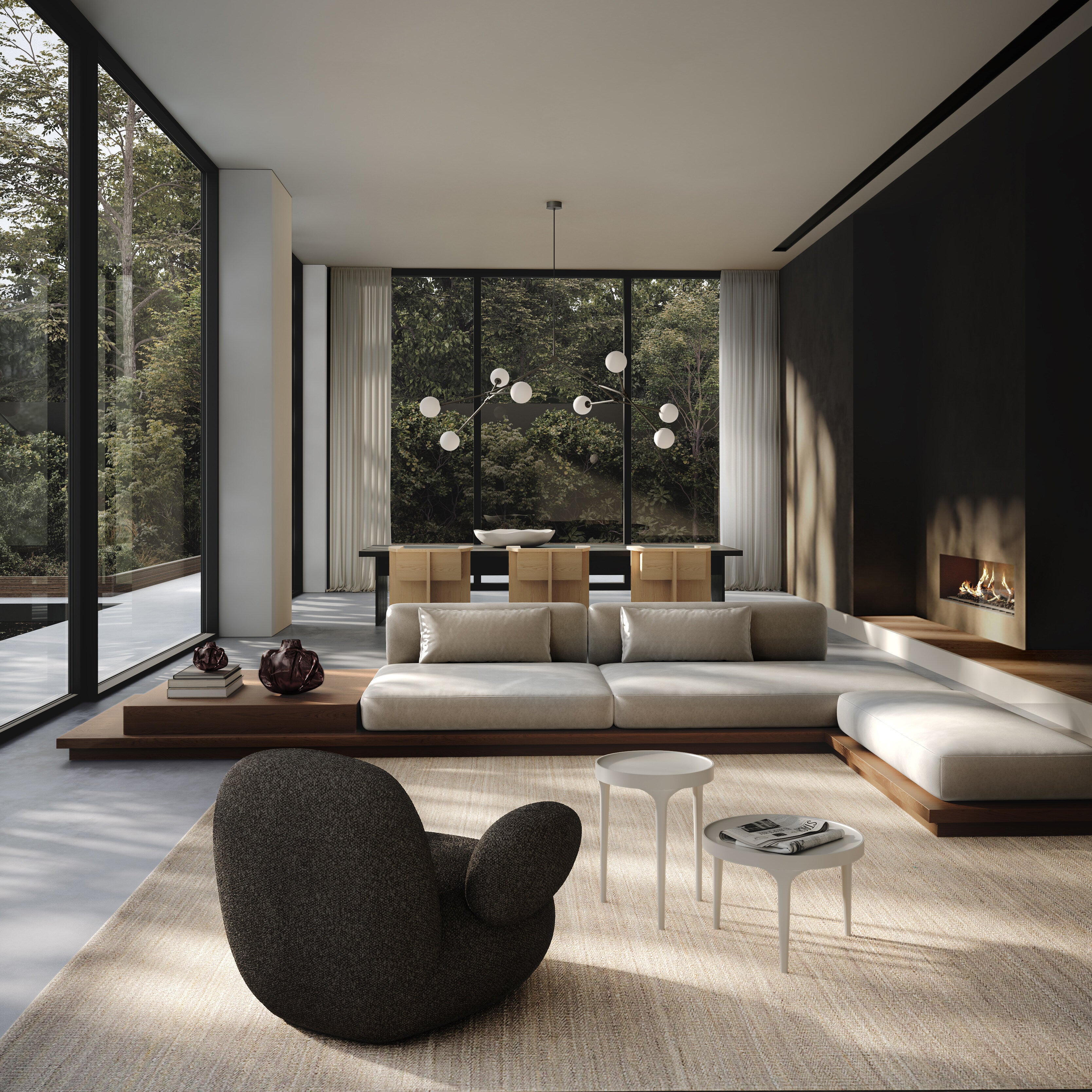 101 Copenhagen - Phantom Table, Tall - Birch - Coffee Table