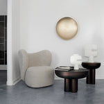 101 Copenhagen - Crown Table, Low - Burned Black - Coffee Table