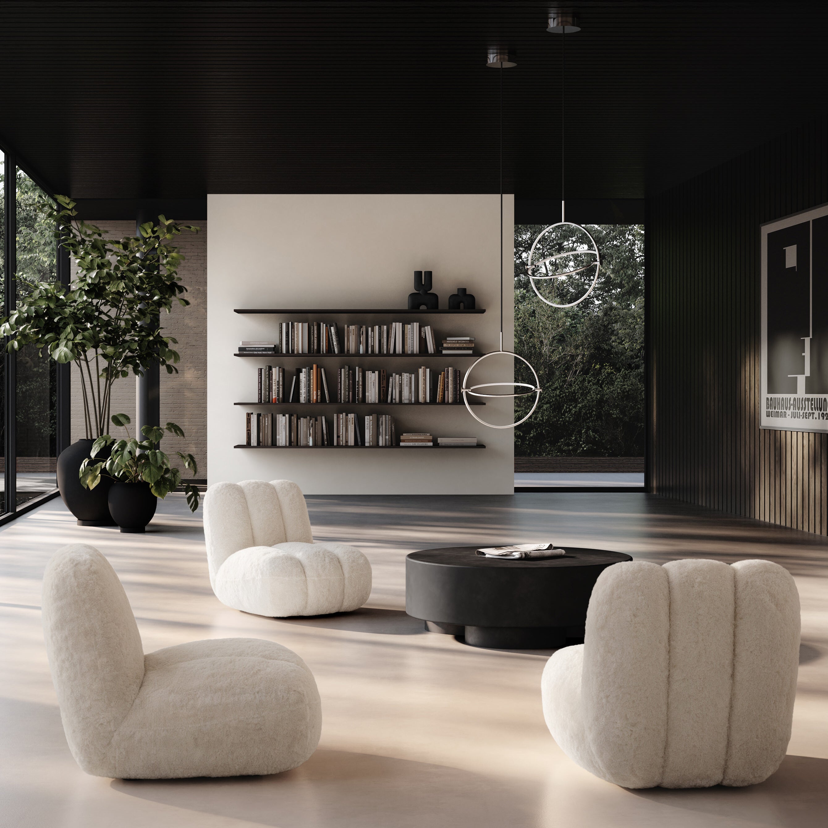 101 Copenhagen - Big Foot Coffee Table, Big - Coffee - Coffee Table