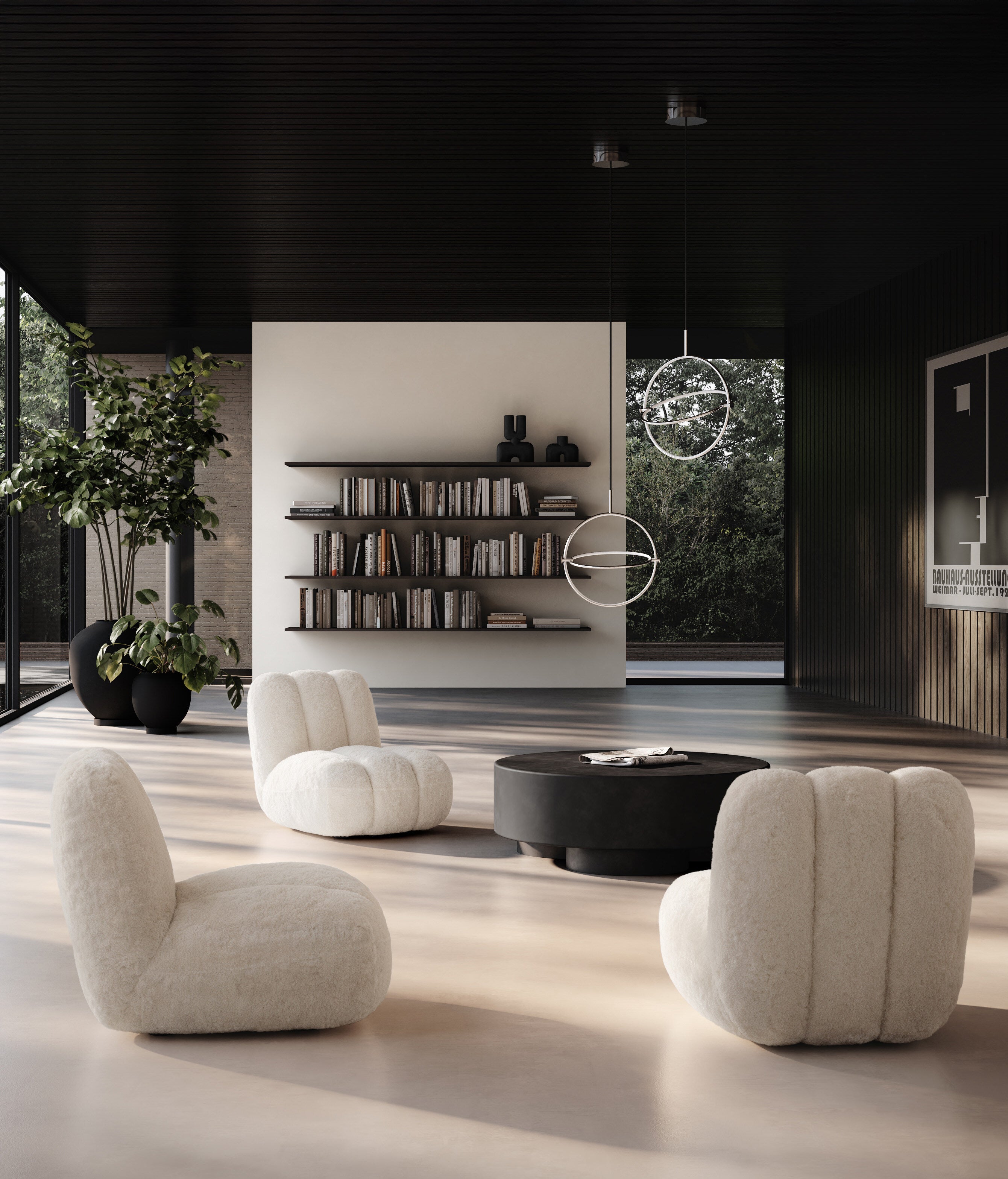 101 Copenhagen - Big Foot Coffee Table, Big - Coffee - Coffee Table