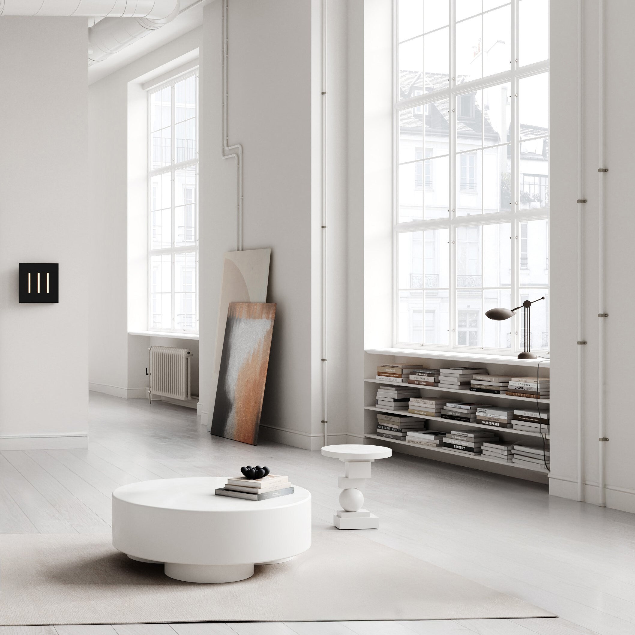 101 Copenhagen - Big Foot Coffee Table, Big - Bone White - Coffee Table