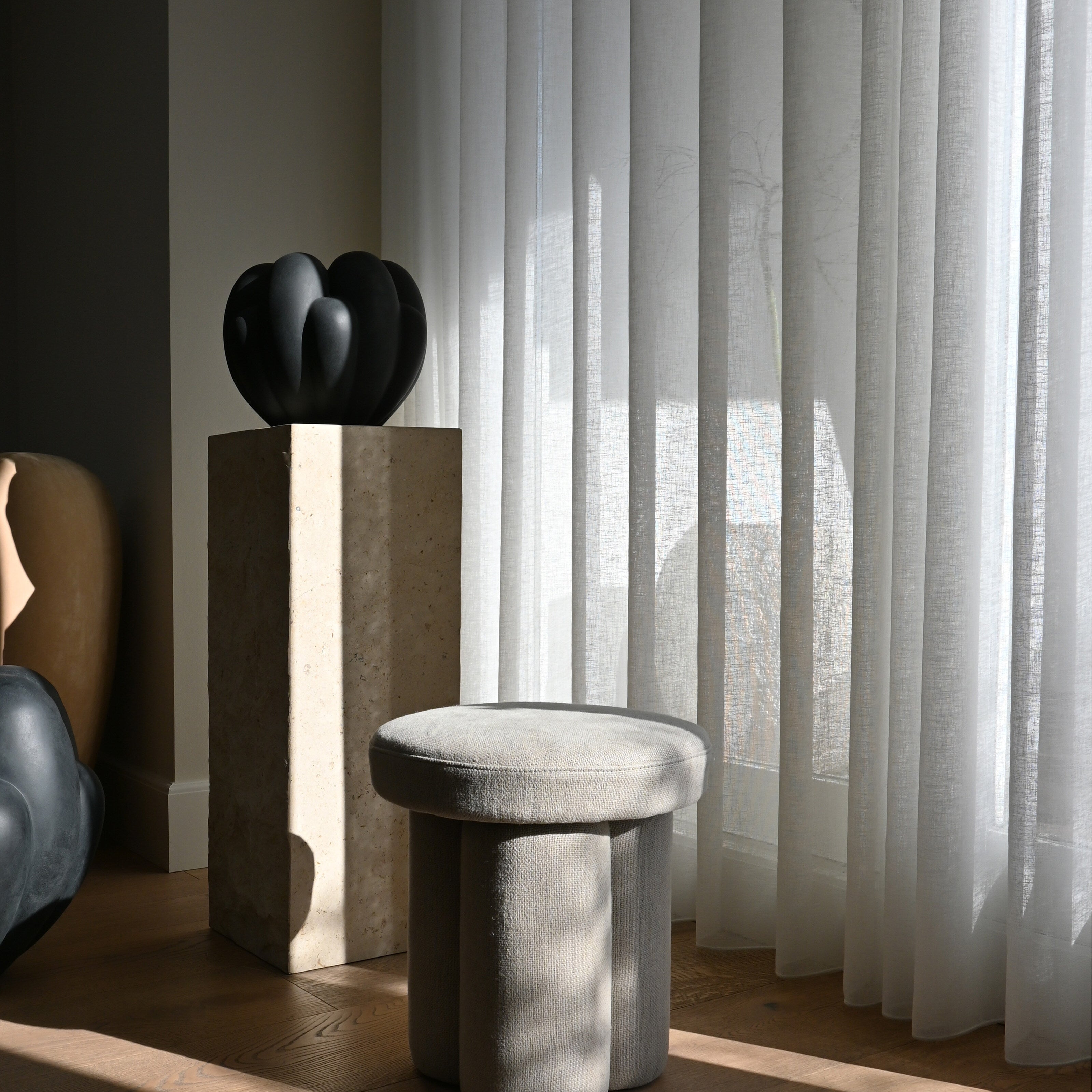 101 Copenhagen - Big Foot Stool - Linen - Stool