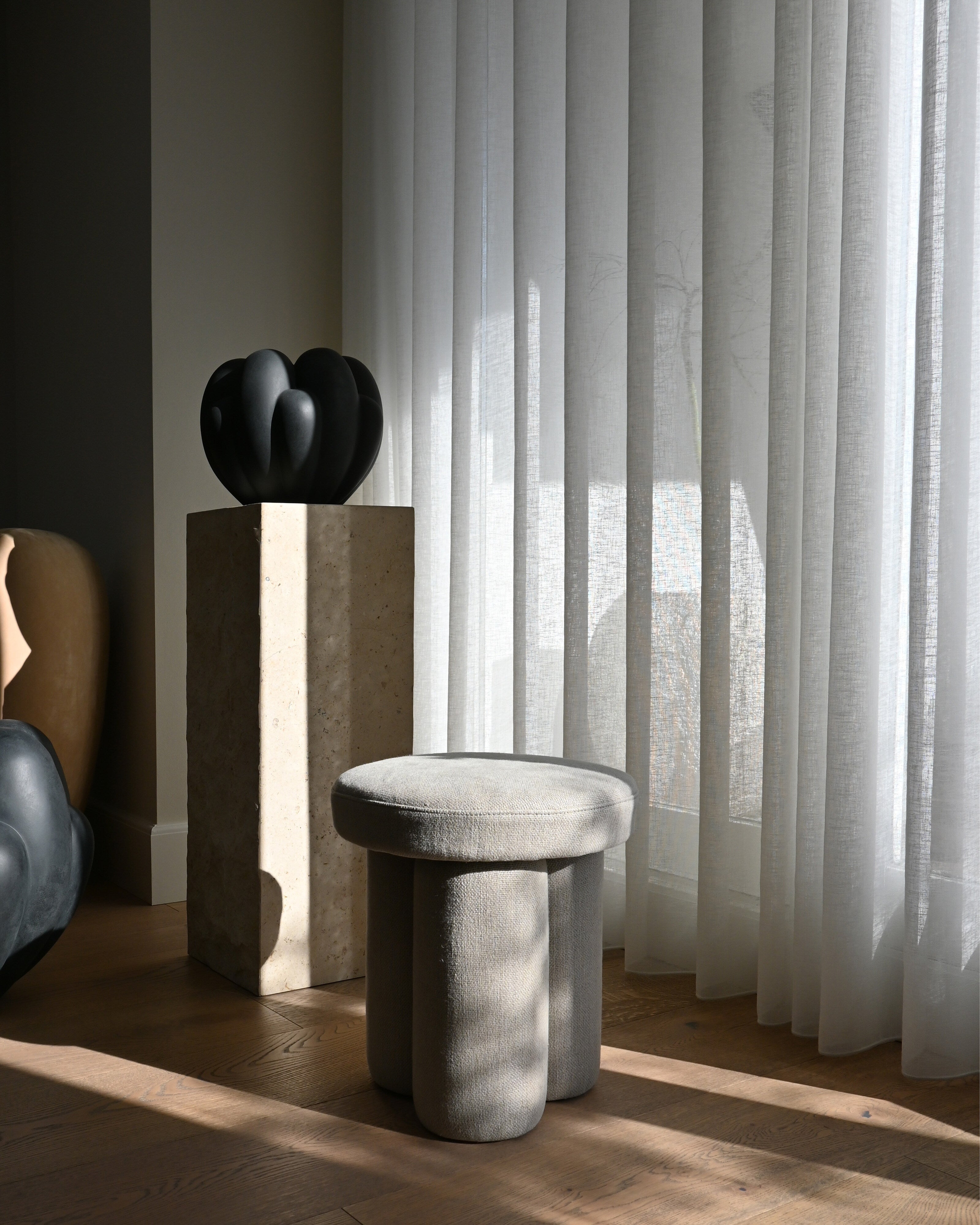 101 Copenhagen - Big Foot Stool - Linen - Stool