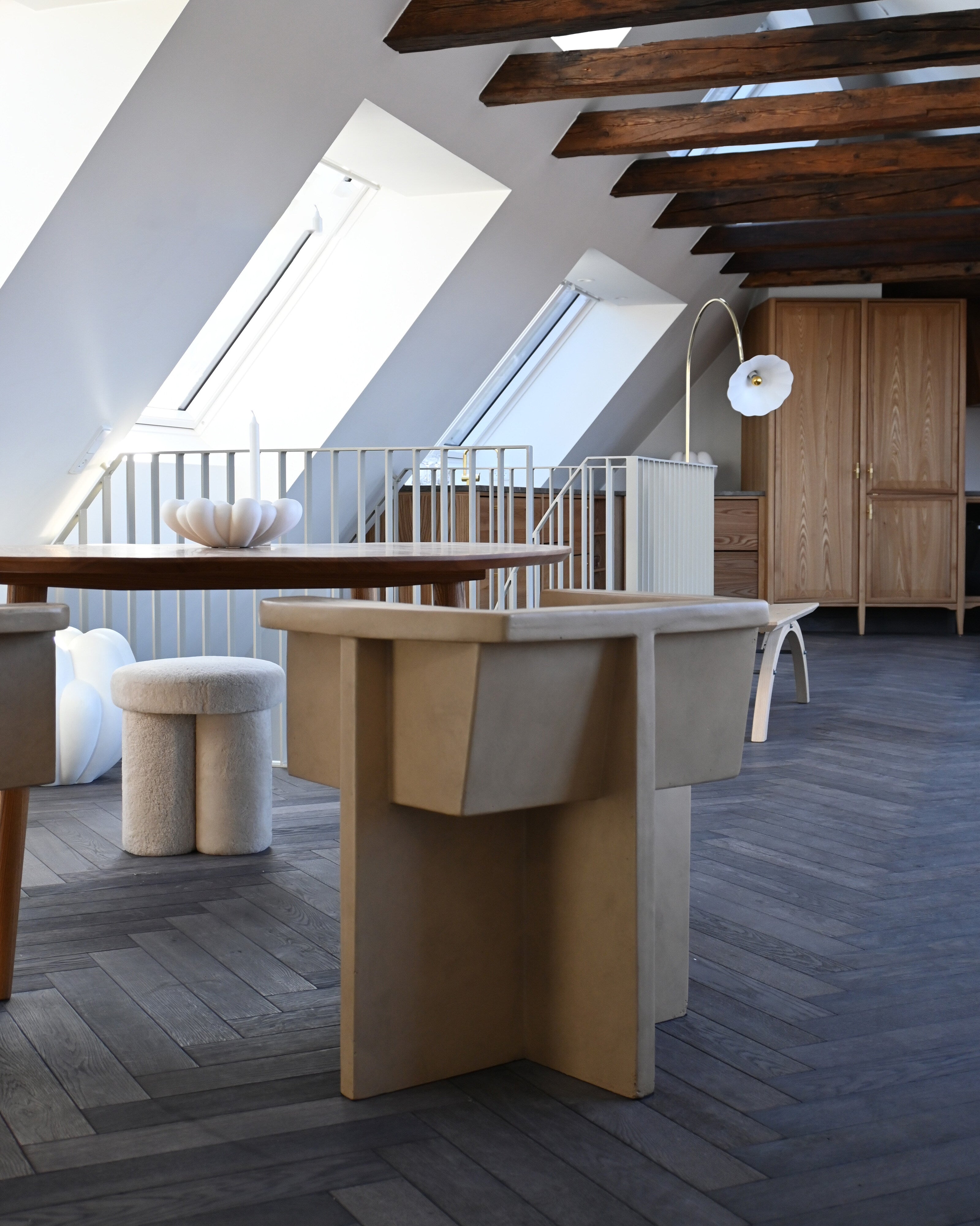 101 Copenhagen - Big Foot Stool - Sheepskin - Stool