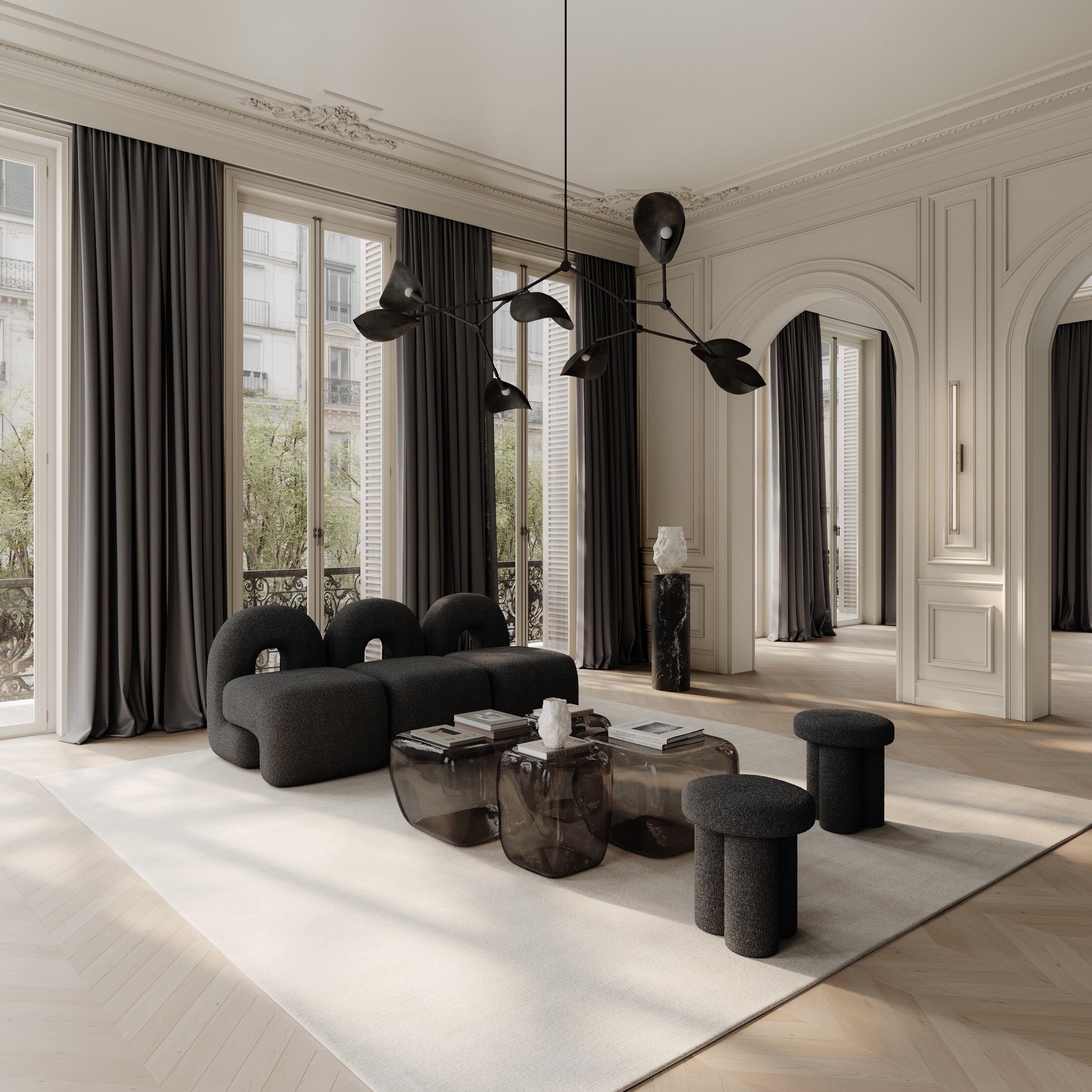 Big Foot Stool - Deep Taupe (A2635) | 101 Copenhagen
