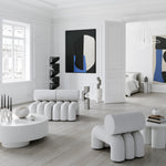 101 Copenhagen - Big Foot Table, Low - Bone White - Coffee Table