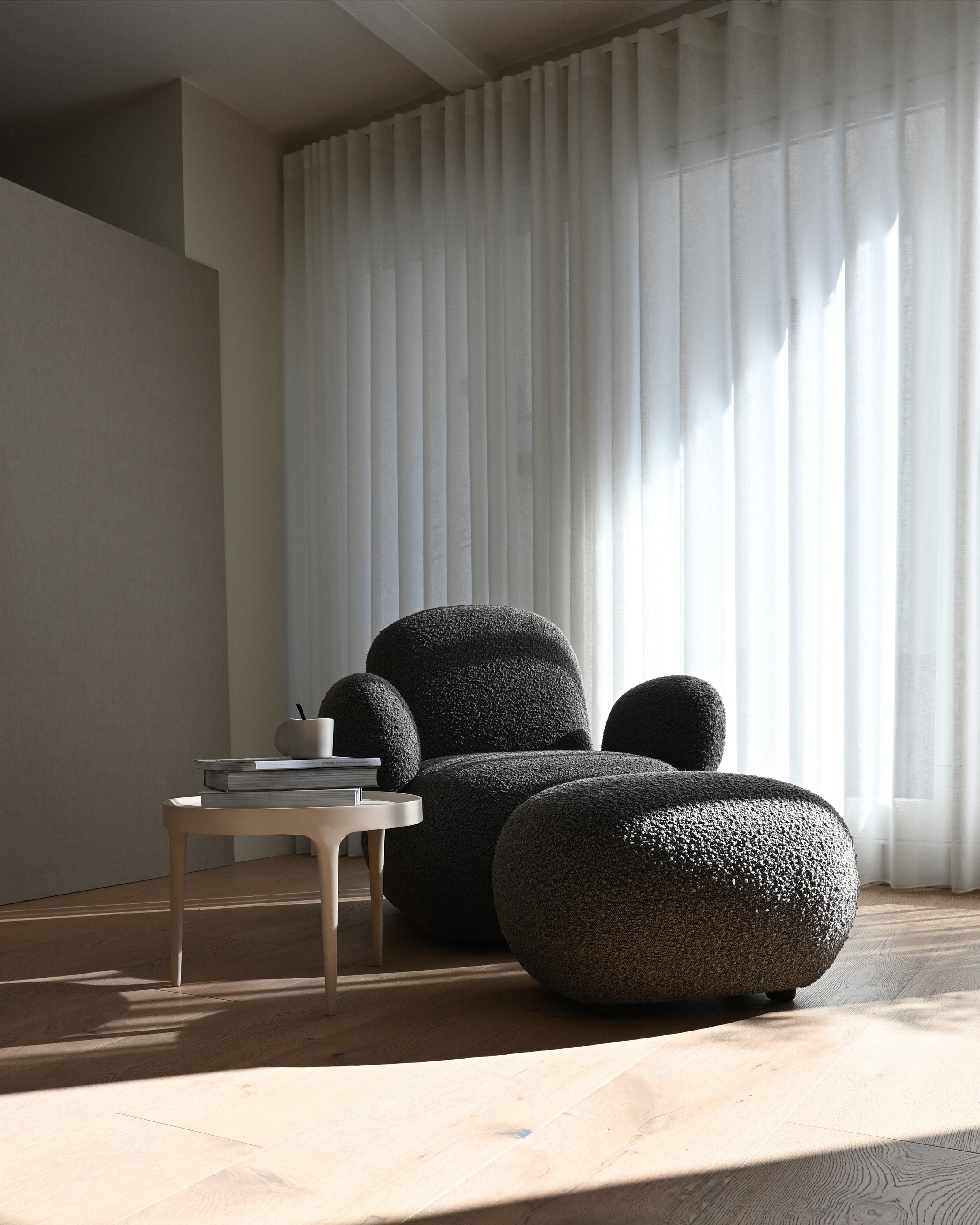 101 Copenhagen - Toe Ottoman - Deep Taupe (A2635) - Ottoman