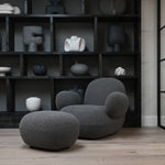 101 Copenhagen - Toe Ottoman - Deep Taupe (A2635) - Ottoman