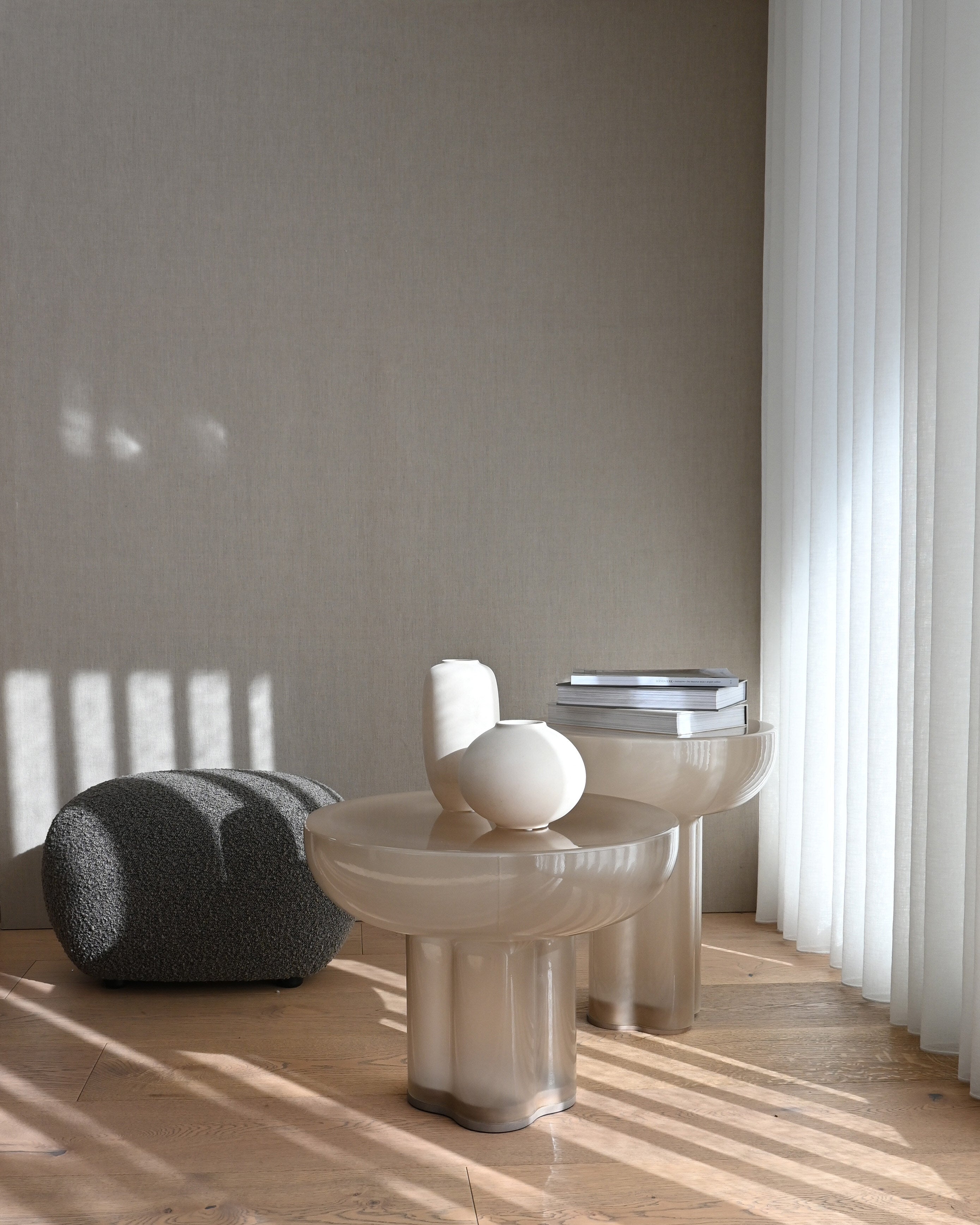 101 Copenhagen - Toe Ottoman - Deep Taupe (A2635) - Ottoman