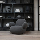 101 Copenhagen - Toe Armchair, Flat - Deep Taupe (A2635) - Armchair