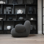 101 Copenhagen - Toe Armchair, Flat - Deep Taupe (A2635) - Armchair