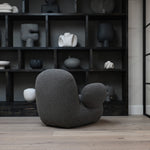 101 Copenhagen - Toe Armchair, Flat - Deep Taupe (A2635) - Armchair