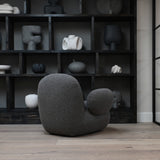 101 Copenhagen - Toe Armchair, Flat - Deep Taupe (A2635) - Armchair