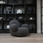 101 Copenhagen - Toe Armchair, Flat - Deep Taupe (A2635) - Armchair