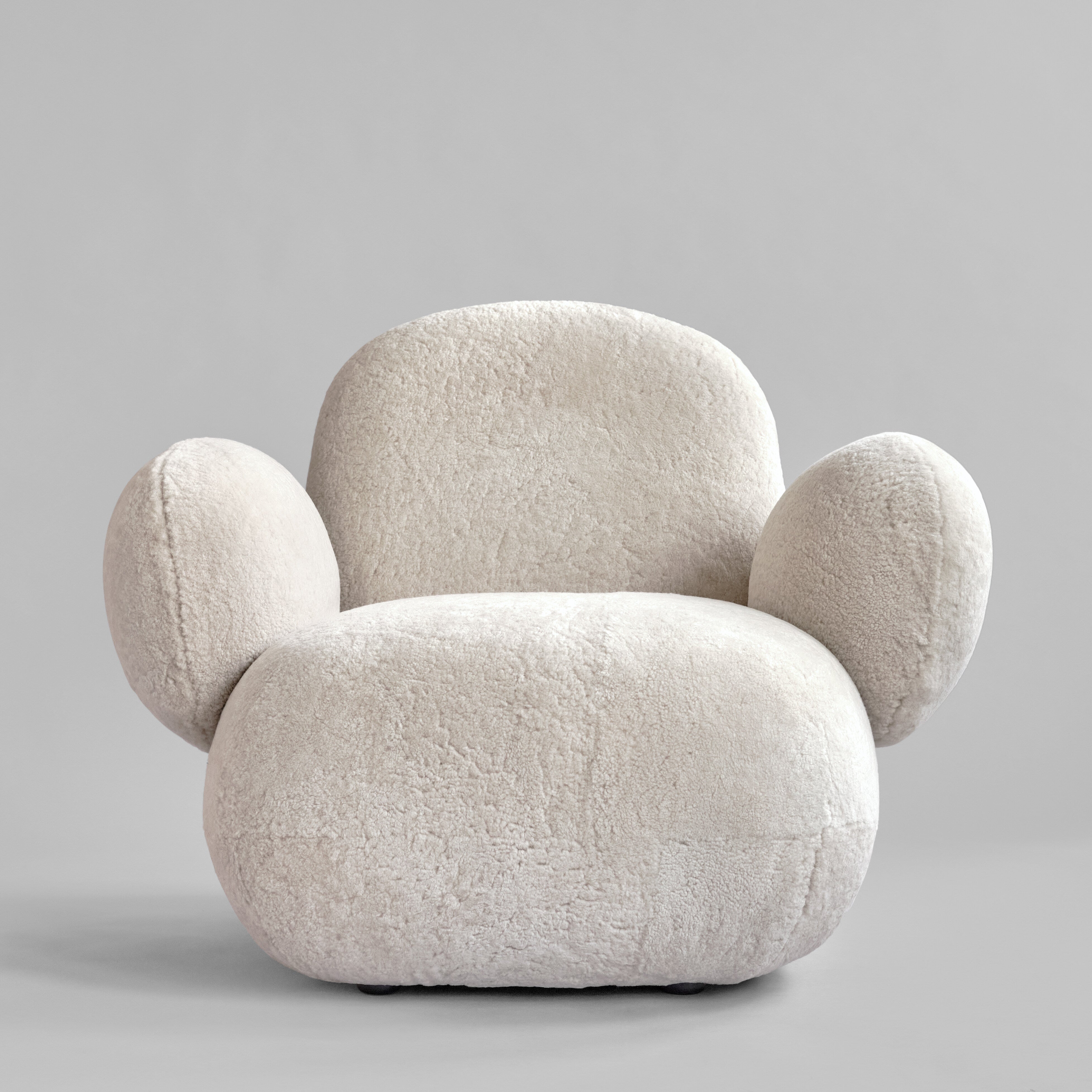 101 Copenhagen - Toe Armchair, Flat - Sheepskin - Armchair