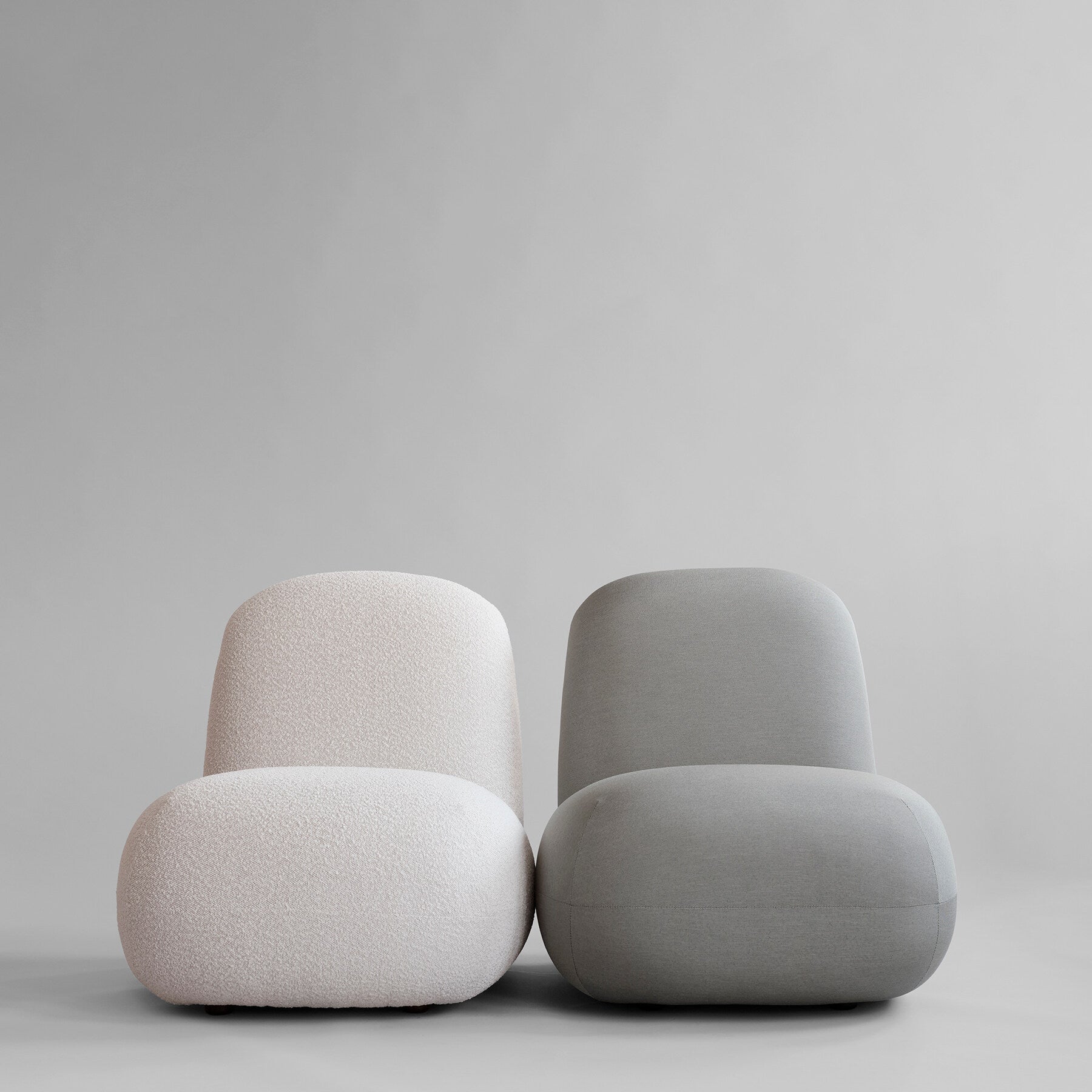 101 Copenhagen - Toe Chair, Flat - Taupe - Lounge Chair