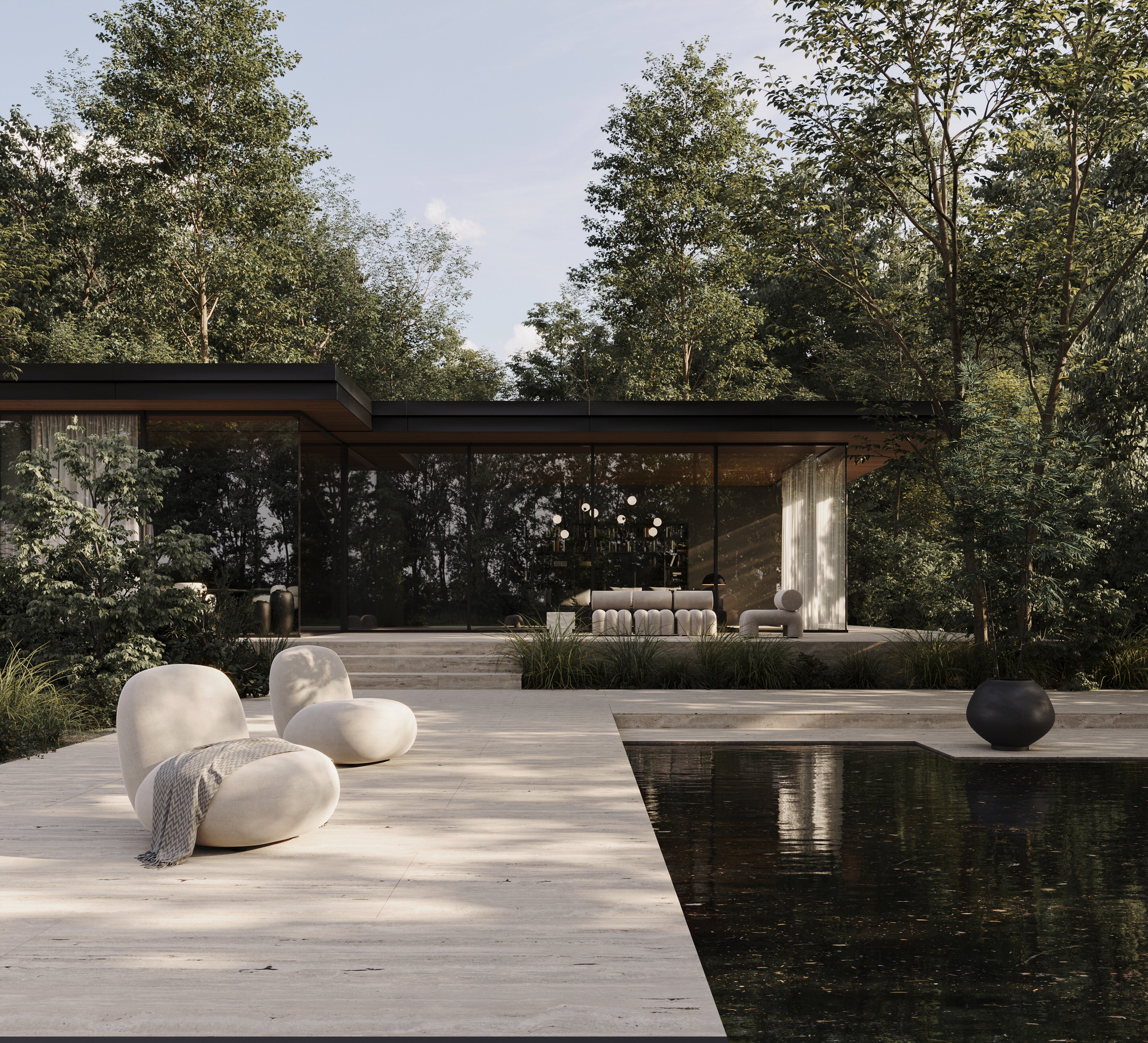 101 Copenhagen - Toe Chair, Flat - Warm Ash (C142) - Lounge Chair