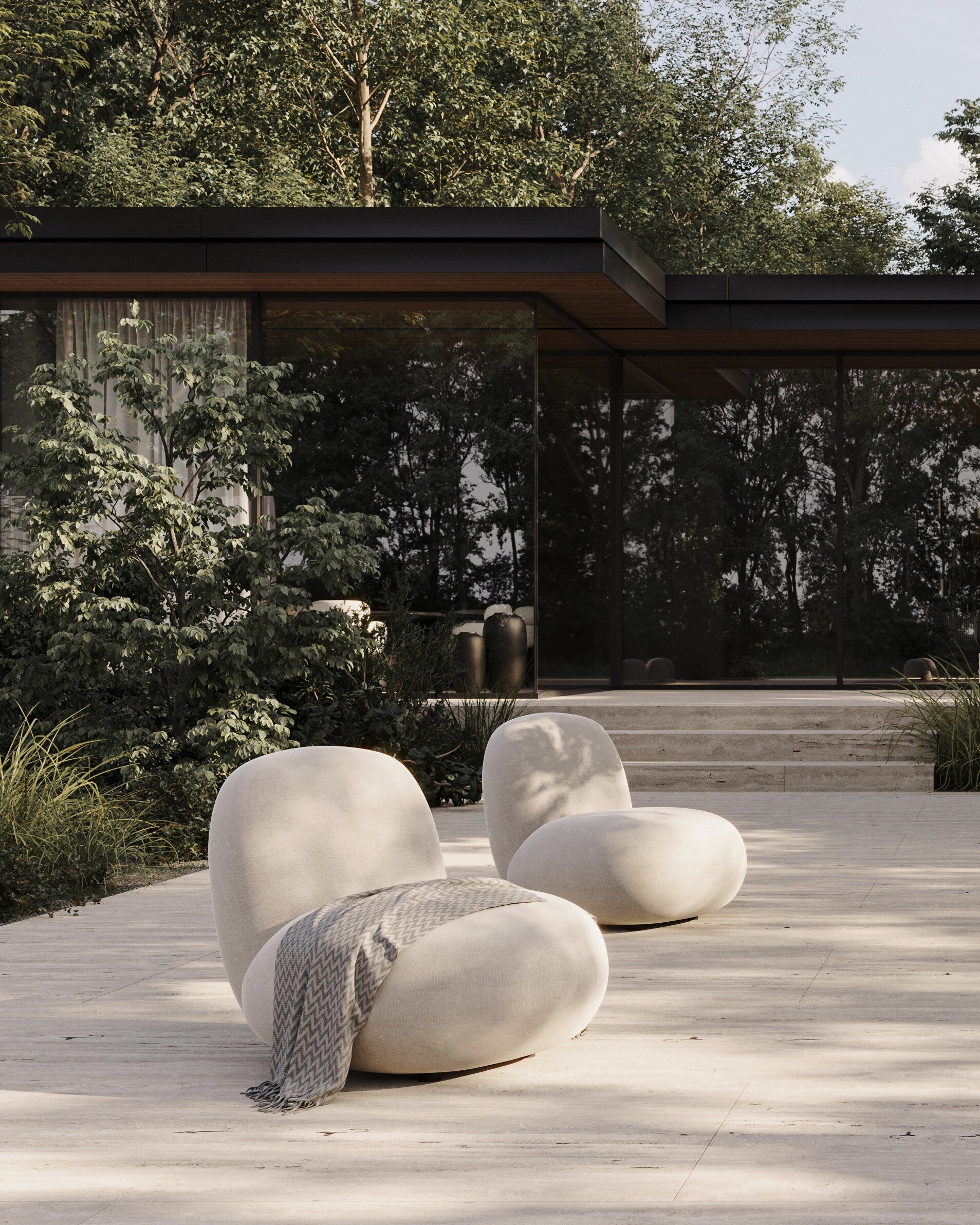 101 Copenhagen - Toe Chair, Flat - Warm Ash (C142) - Lounge Chair