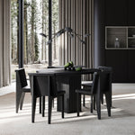 101 Copenhagen - Brutus Slim Dining Chair - Coffee - Dining Chair