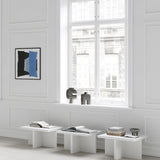 101 Copenhagen - Brutus Coffee Table - Bone White - Coffee Table