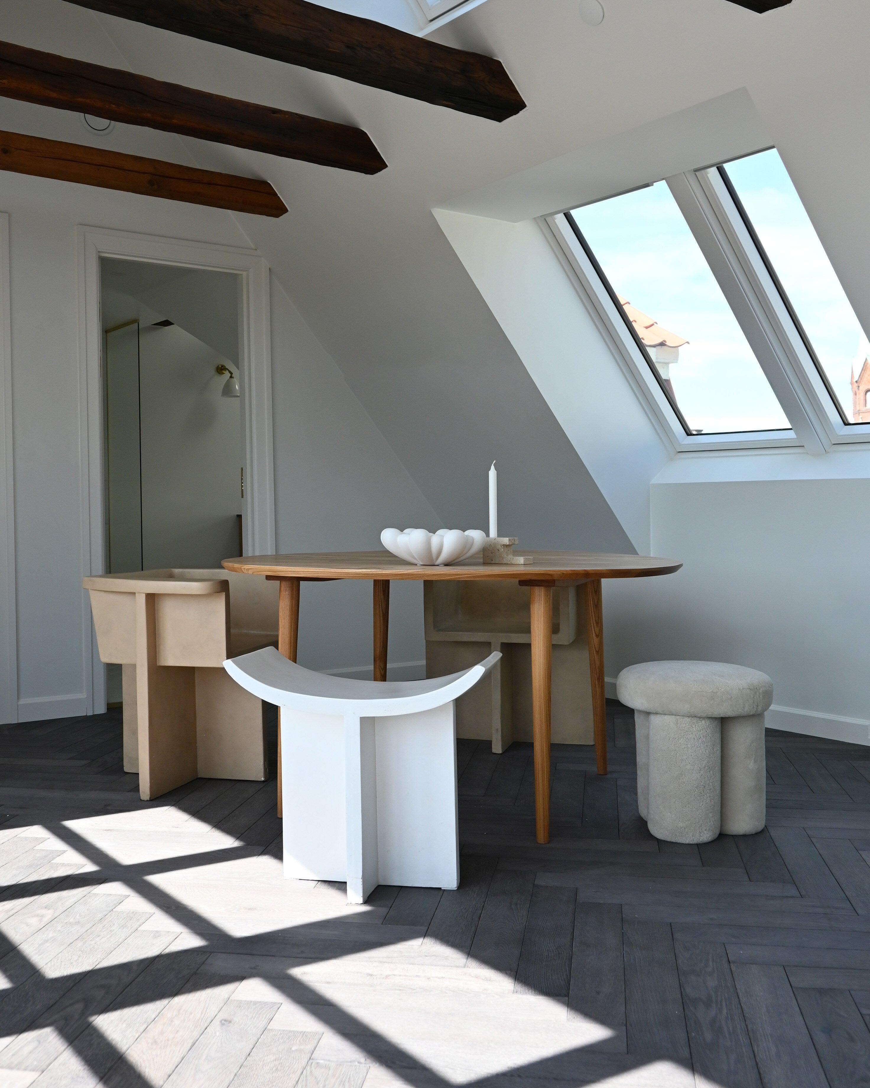 101 Copenhagen - Brutus Stool - Bone White - Stool