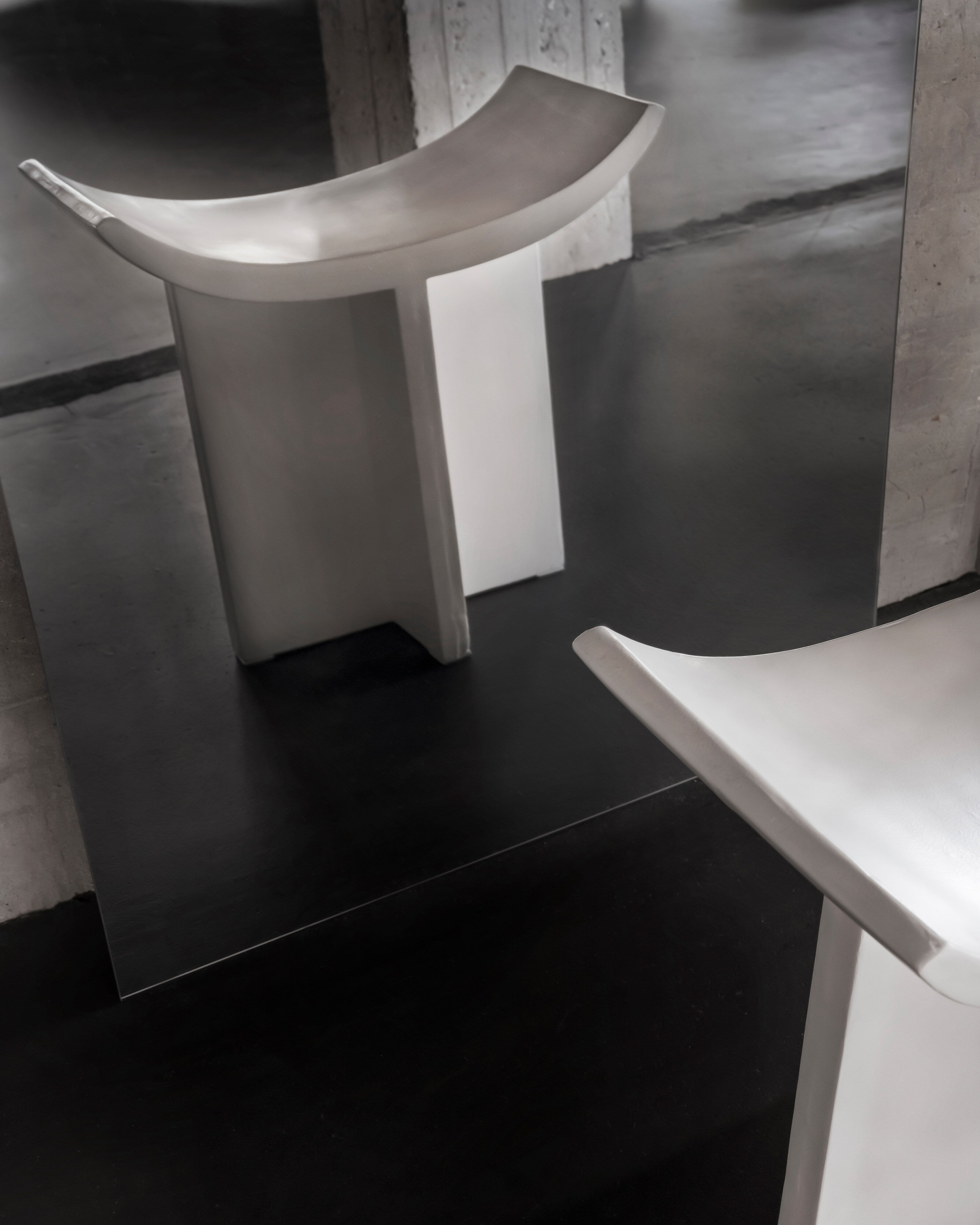 101 Copenhagen - Brutus Stool - Bone White - Stool